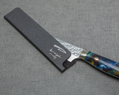 Yu Kurosaki "Senko" R2/SG2 130mm Petty with Polished Azurite Malachite Acrylic Handle