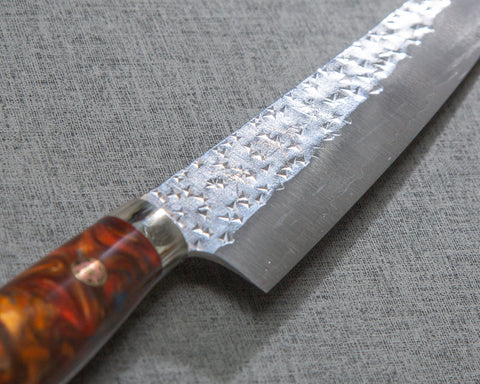 Yu Kurosaki "Senko" R2/SG2 150mm Petty with Polished Maroon Amber Acrylic Handle