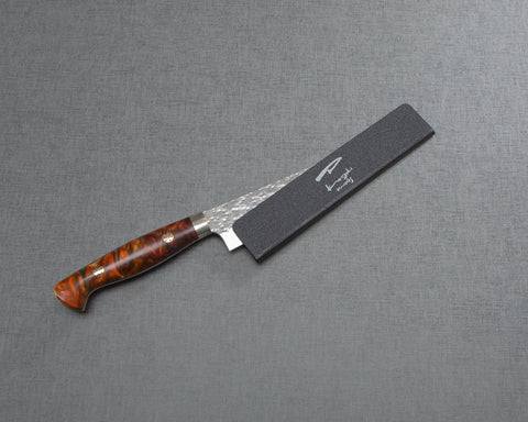 Yu Kurosaki "Senko" R2/SG2 150mm Petty with Polished Maroon Amber Acrylic Handle