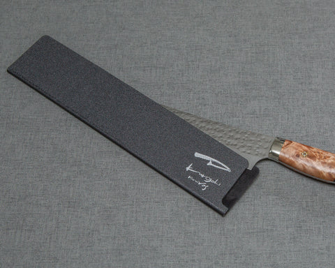 Yu Kurosaki "Senko" R2/SG2 240mm Sujihiki with Stabilized Wood / Polished Navy Acrylic Handle