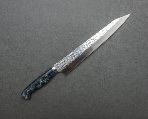 Yu Kurosaki "Senko" R2/SG2 270mm Sujihiki with Polished Flowing Labradorite Acrylic Handle