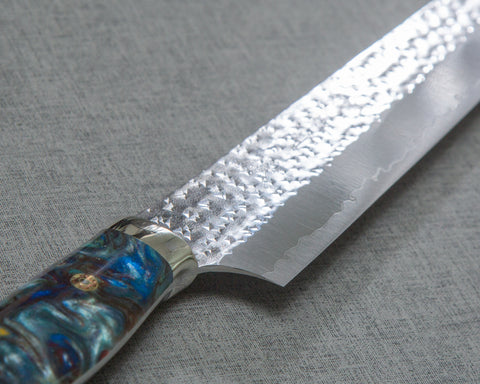 Yu Kurosaki "Senko" R2/SG2 270mm Sujihiki with Polished Flowing Labradorite Acrylic Handle