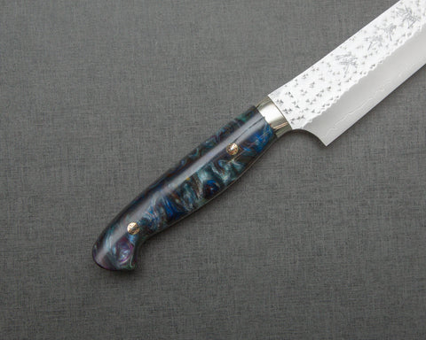 Yu Kurosaki "Senko" R2/SG2 270mm Sujihiki with Polished Flowing Labradorite Acrylic Handle