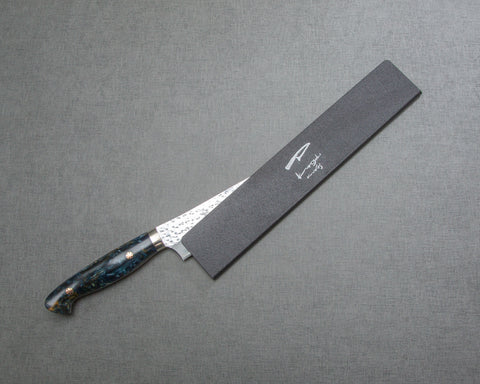 Yu Kurosaki "Senko" R2/SG2 270mm Sujihiki with Polished Navy and Amber Acrylic Handle