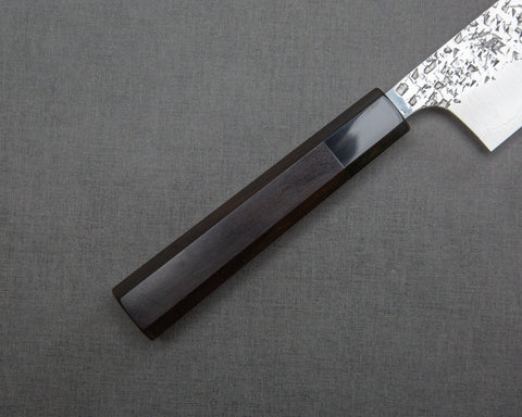Yu Kurosaki "Shizuku" R2/SG2 Tsuchime 165mm Santoku with Ebony Buffalo Horn Handle