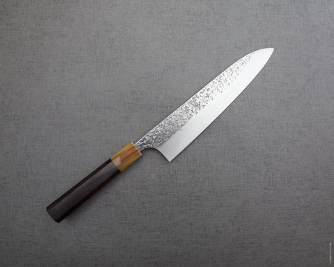 Yu Kurosaki "Shizuku" R2/SG2 Gyuto with Ebony White Buffalo Horn Handle