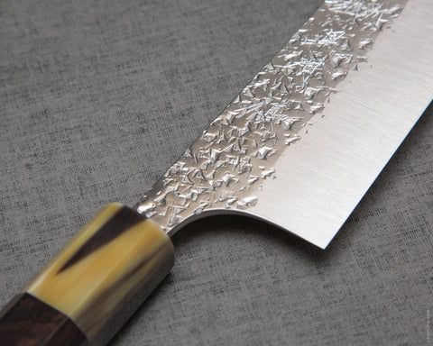 Yu Kurosaki "Shizuku" R2/SG2 Gyuto with Ebony White Buffalo Horn Handle