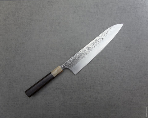 Yu Kurosaki "Shizuku" R2/SG2 Gyuto with Ebony White Buffalo Horn Handle