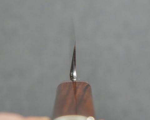 Goh Umanosuke Yoshihiro Ginsan (Silver #3) Mirror 330mm Yanagiba with Ironwood Handle with Saya