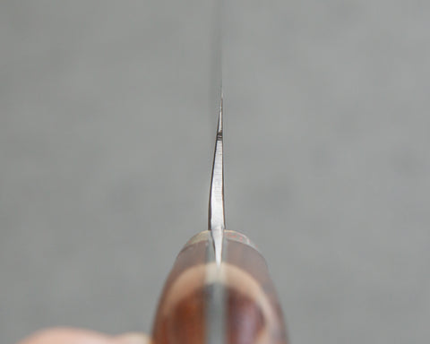 Yoshihiro Yauji Aogami #2 Mirror Damascus 330mm Yanagiba with Ironwood Handle