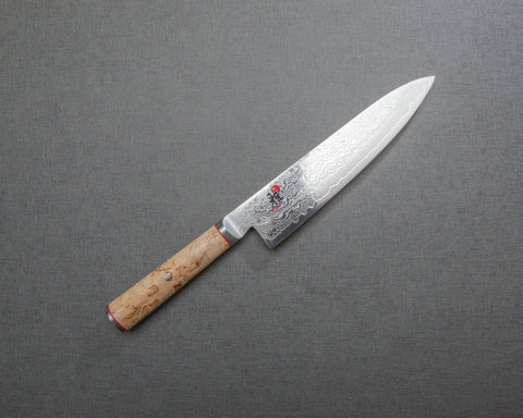 Miyabi SG2 Damascus Gyuto with Birchwood Handle