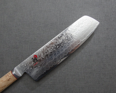 Miyabi SG2 Damascus 170mm Nakiri with Birchwood Handle