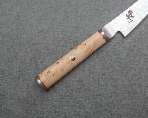 Miyabi SG2 Damascus Petty with Birchwood Handle