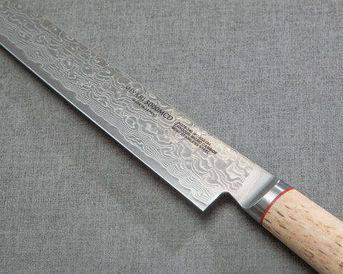 Miyabi SG2 Damascus 240mm Sujihiki with Birchwood Handle