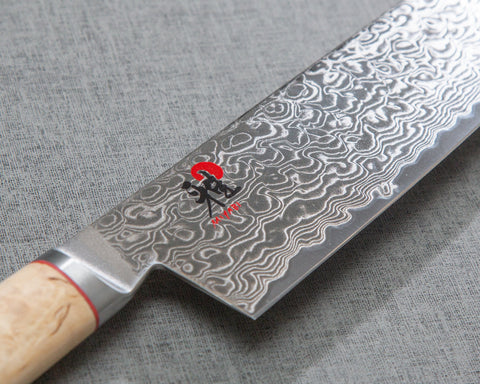 Miyabi SG2 Damascus 180mm Santoku with Birchwood Handle