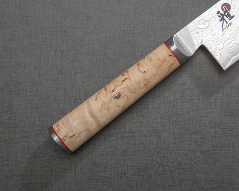 Miyabi SG2 Damascus 180mm Santoku with Birchwood Handle