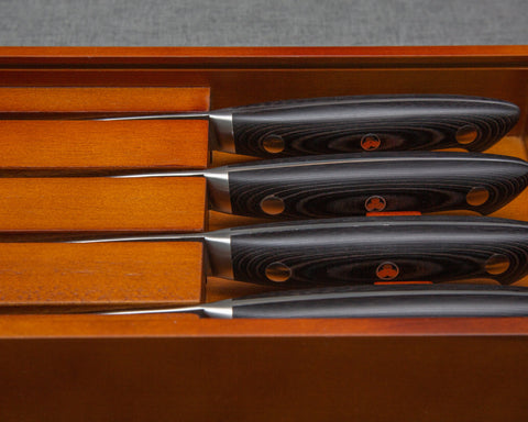 Kramer by Zwilling "Euroline" SG2 Damascus 4-Piece Steak Knife Set