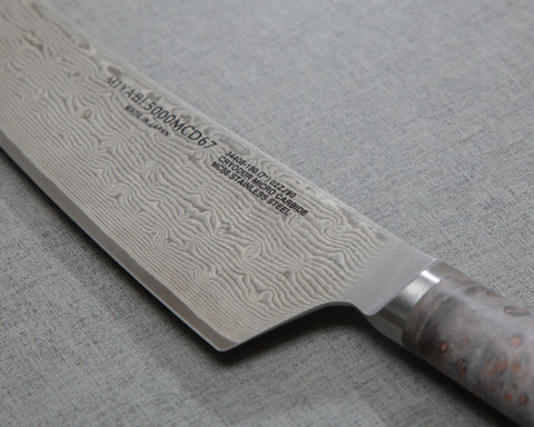 Miyabi "Black" Kurosome Damascus Bunka