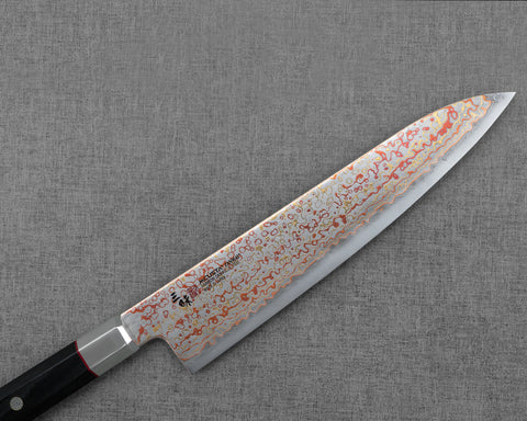 Mcusta Zanmai "Ultimate3 - Black Phoenix" Coreless Damascus 210mm Gyuto