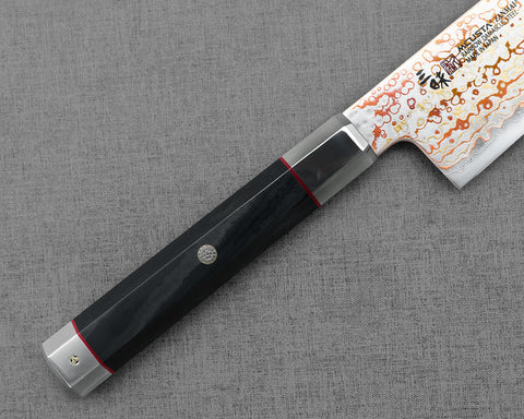 Mcusta Zanmai "Ultimate3 - Black Phoenix" Coreless Damascus 210mm Gyuto
