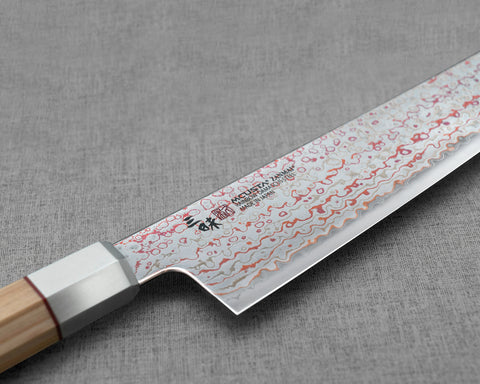 Mcusta Zanmai "Ultimate3 - White Phoenix" Coreless Damascus 210mm Gyuto