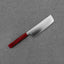 Kei Kobayashi R2/SG2 165mm Nakiri with Urushi Red Pakka Wood Handle