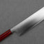 Kei Kobayashi R2/SG2 165mm Nakiri with Urushi Red Pakka Wood Handle