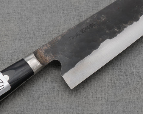Teruyasu Fujiwara "Denka no Hoto" Aogami Super Tsuchime Kurouchi 180mm Santoku