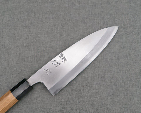 Hatsukokoro / Myojinriki Seisakusho "Shirasagi" Ginsan (Silver #3) 180mm Deba