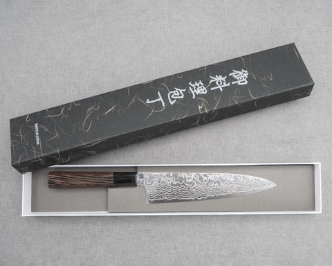 Hatsukokoro FAXR2 Mirror Damascus Gyuto