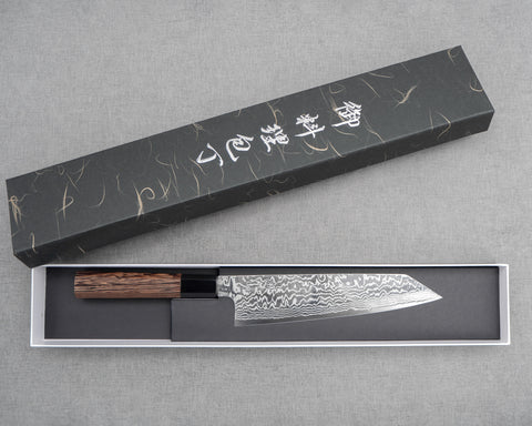 Hatsukokoro FAXR2 Mirror Damascus Kiritsuke Gyuto