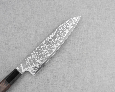 Hatsukokoro FAXR2 Mirror Damascus 195mm Santoku