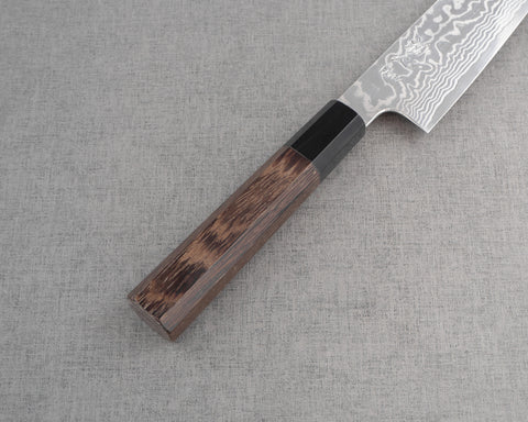 Hatsukokoro FAXR2 Mirror Damascus 195mm Santoku