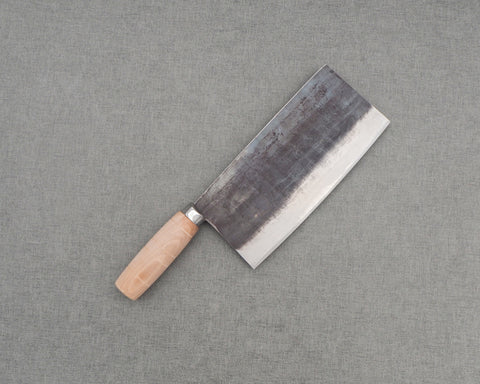 Hatsukokoro "Sentan" Shirogami #2 Kurouchi 200mm Chuka Bocho