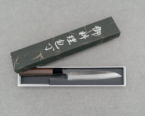 Hatsukokoro "Kurokaze" Shirogami #2 Kurouchi 150mm Petty