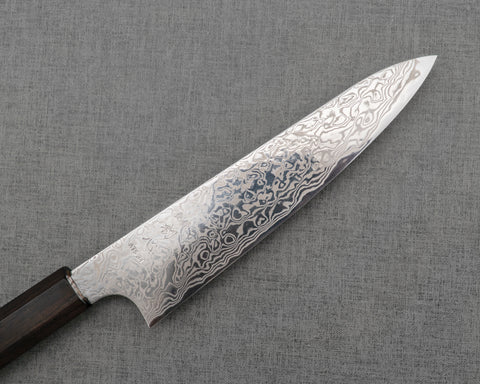Hatsukokoro "Ginga" ATS-34 Mirror Damascus 150mm Petty