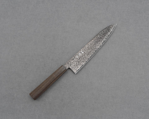 Photo of Hatsukokoro "Saihyo" R2/SG2 Damascus Kurosome Gyuto 210mm