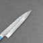 Takeshi Saji STRIX Mirror Tsuchime 210mm Gyuto with Sea Wave Acrylic Handle