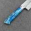 Takeshi Saji STRIX Mirror Tsuchime 210mm Gyuto with Sea Wave Acrylic Handle