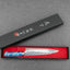 Takeshi Saji STRIX Mirror Tsuchime 210mm Gyuto with Sea Wave Acrylic Handle