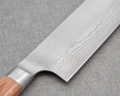 Shiro Kamo VG10 Damascus 160mm Nakiri