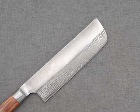 Shiro Kamo VG10 Damascus 160mm Nakiri