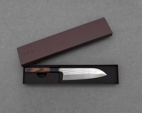 Yoshimi Kato R2/SG2 "Minamo" Tsuchime 170mm Santoku