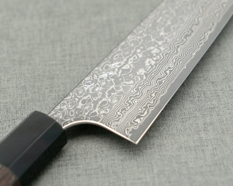 Yoshimi Kato VG10 Black Damascus 210mm Kiritsuke Gyuto