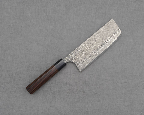 Masakage "Kumo" VG10 Kurosome Damascus 170mm Nakiri