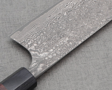 Masakage "Kumo" VG10 Kurosome Damascus 170mm Nakiri