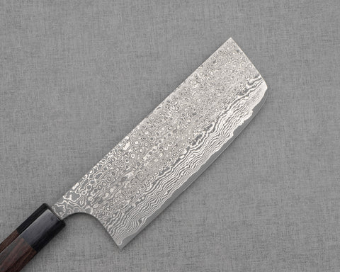 Masakage "Kumo" VG10 Kurosome Damascus 170mm Nakiri