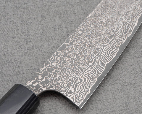 Masakage "Kumo" VG10 Kurosome Damascus 170mm Santoku