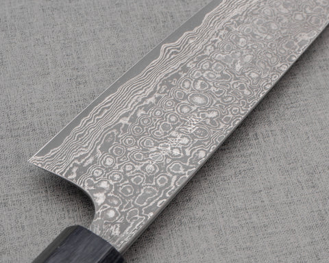 Masakage "Kumo" VG10 Kurosome Damascus 170mm Santoku