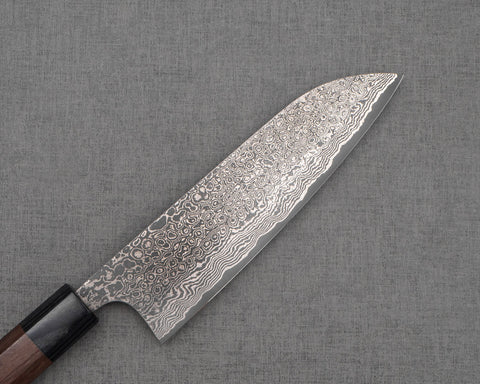 Masakage "Kumo" VG10 Kurosome Damascus 170mm Santoku